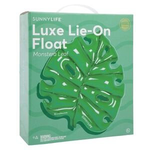 NEW Luxe Lie-On Float | Monstera Leaf
